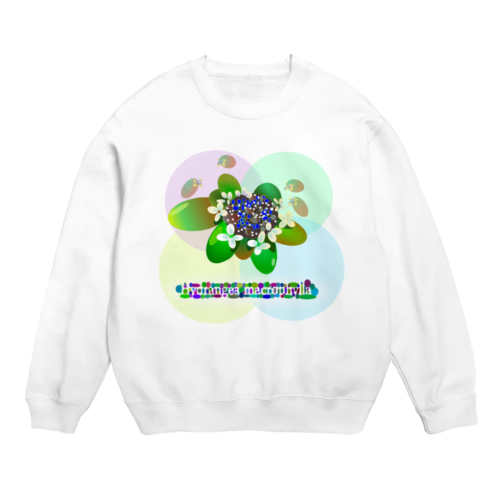 『NG （Niche・Gate）』ニッチゲート-- IN SUZURIの〇絵『額紫陽花h.t.』 Crew Neck Sweatshirt