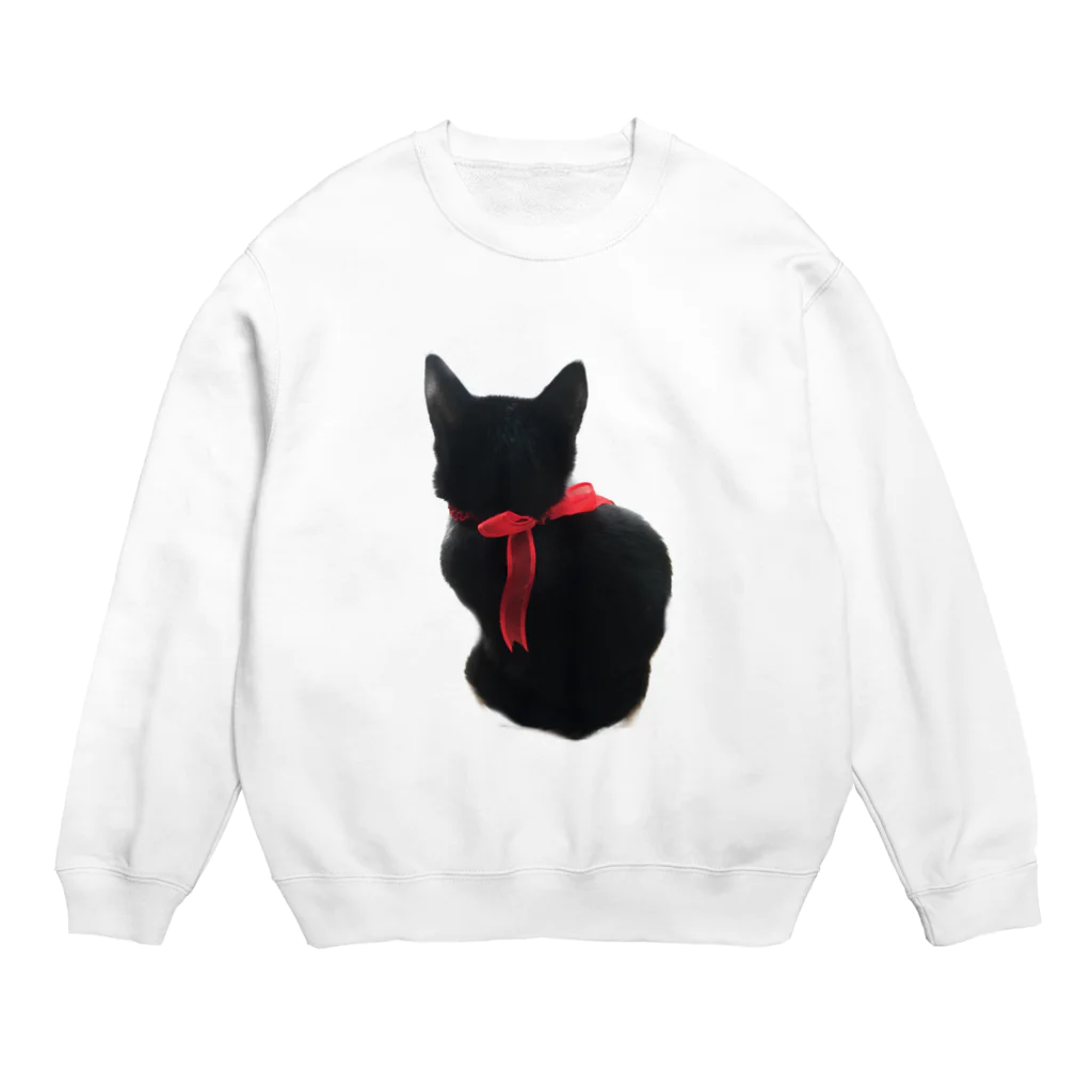 黒猫のジジさんの黒猫のジジさん Crew Neck Sweatshirt