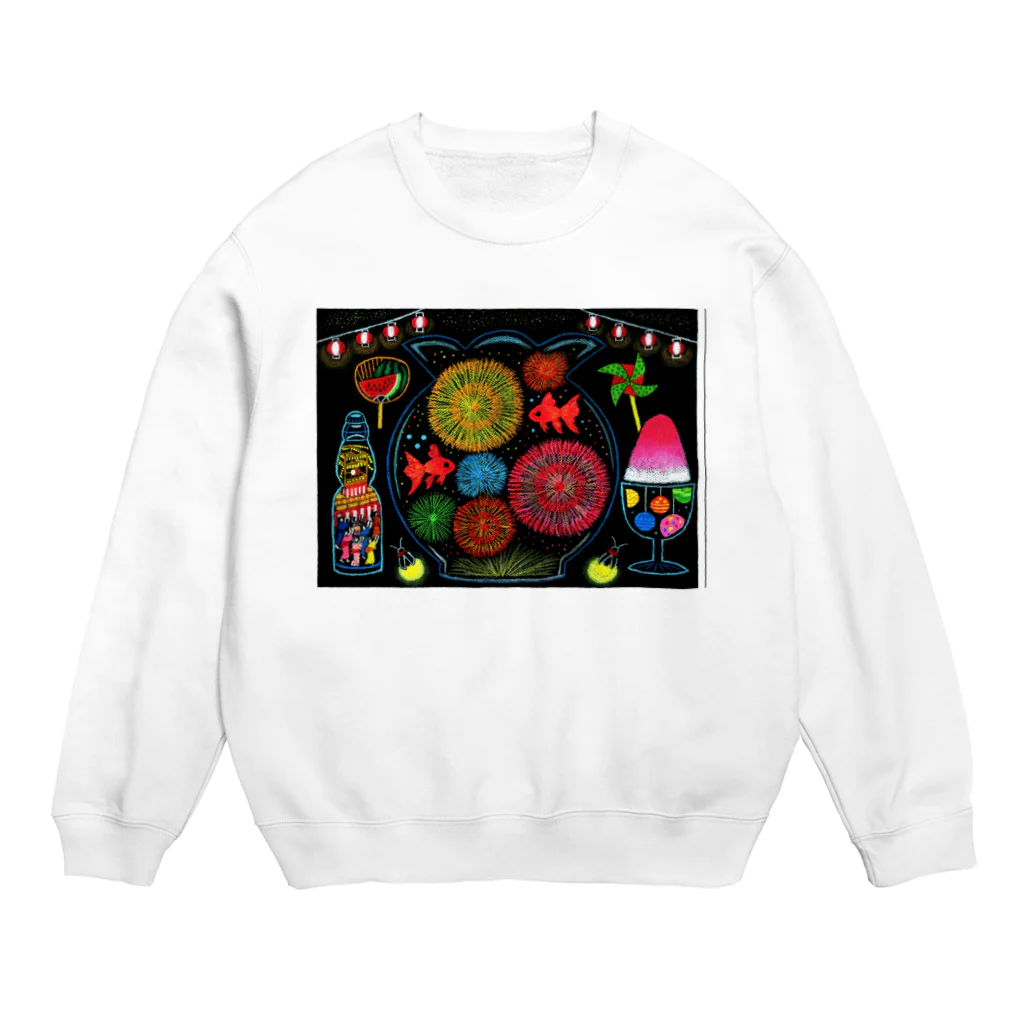 tamtamlandのずっと忘れない夏祭り Crew Neck Sweatshirt