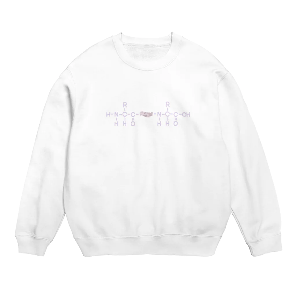 Bio:meのペプチド結合 Crew Neck Sweatshirt