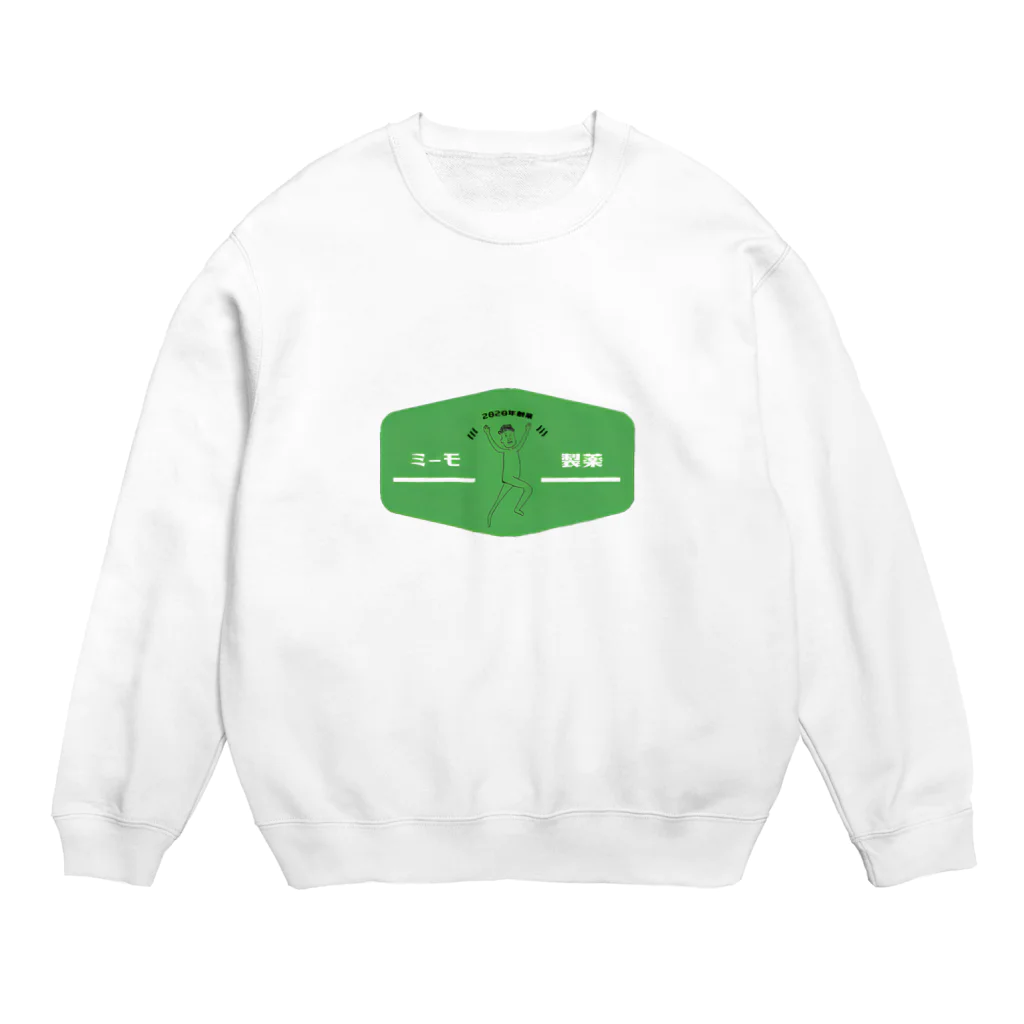 mi-mo's storeのミーモ製薬 Crew Neck Sweatshirt