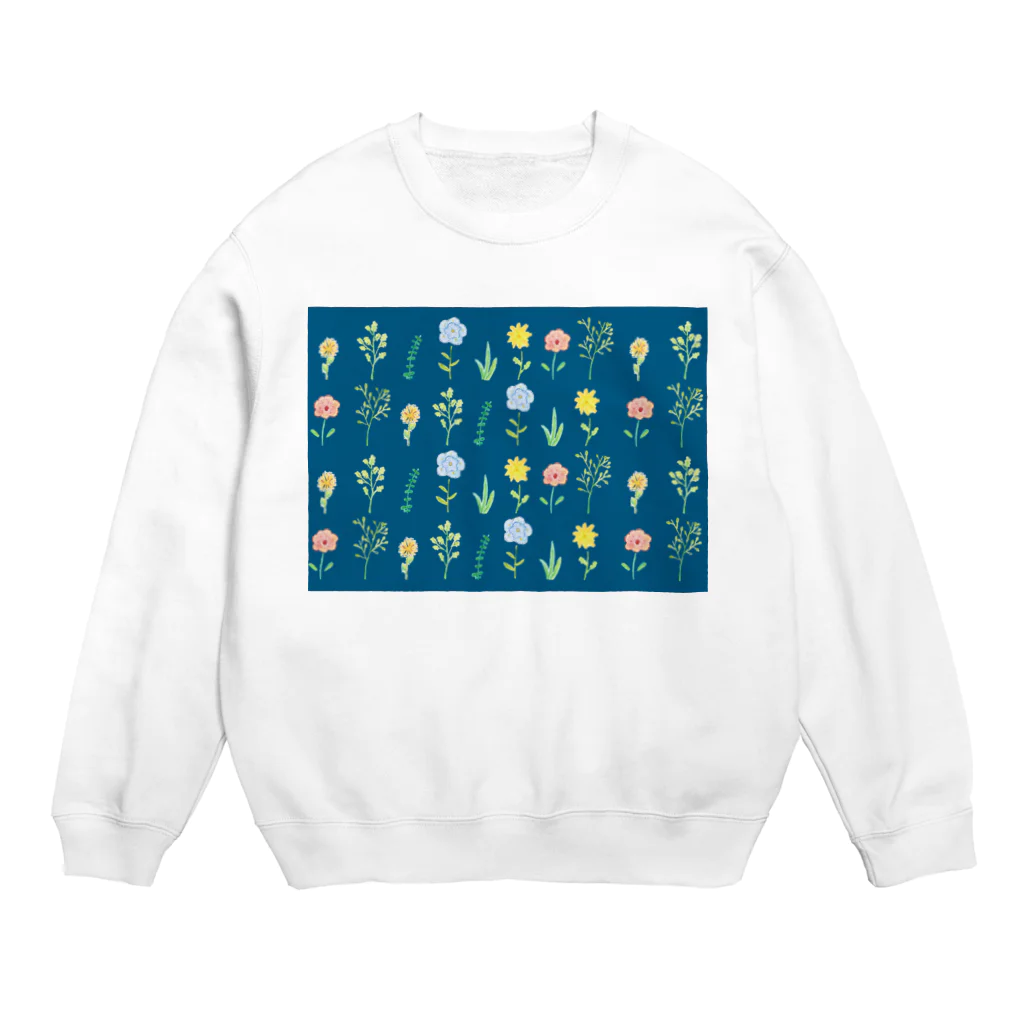 タマネギ工房のお花畑 Crew Neck Sweatshirt