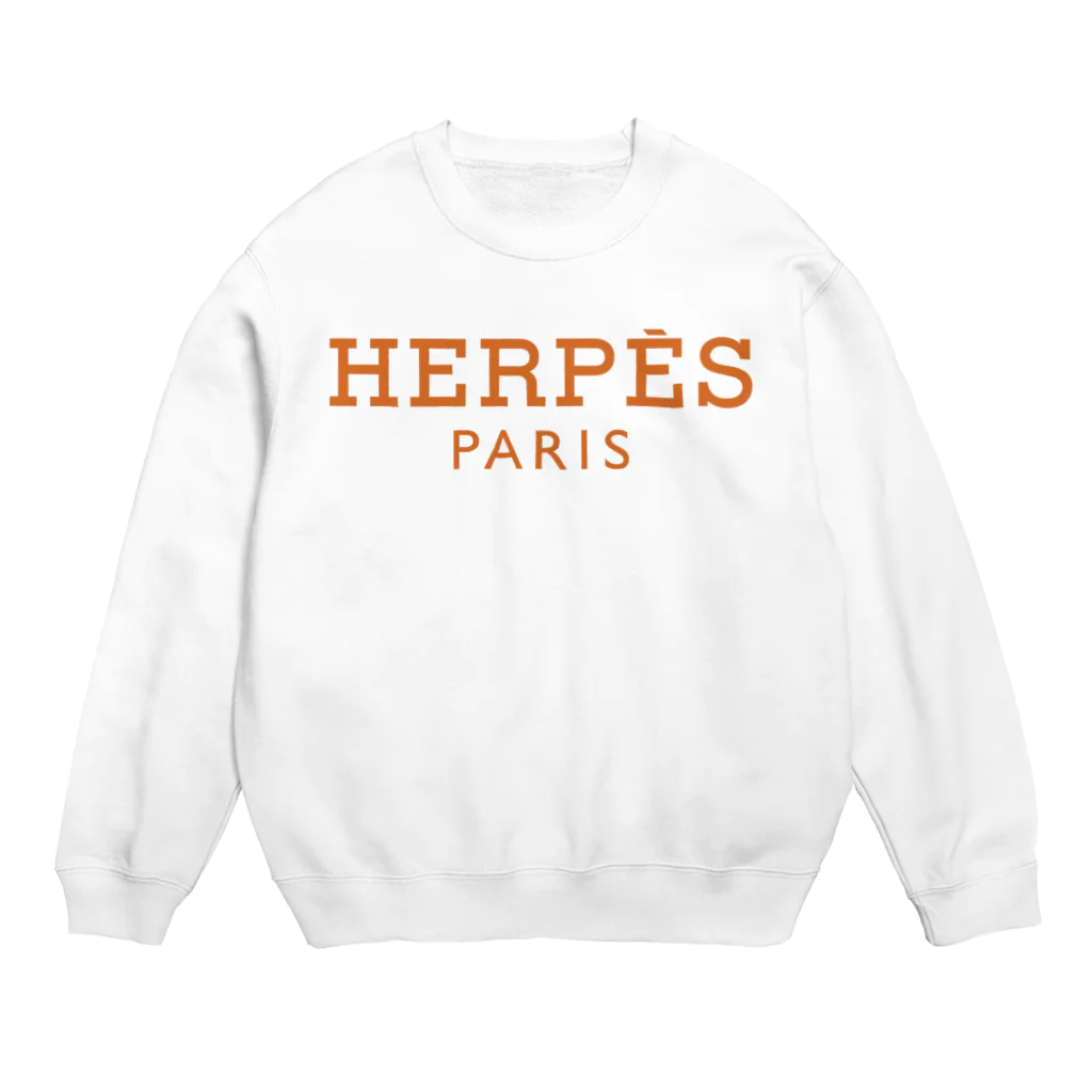 FUNNY JOKESのHERPES-ヘルペス- Crew Neck Sweatshirt