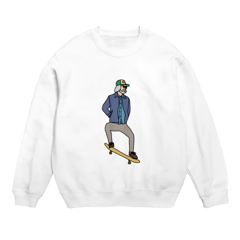 Panic JunkieのOld man #6 Crew Neck Sweatshirt