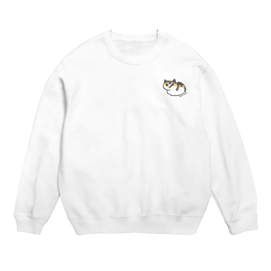 保護ねこカフェ もりねこのなつめちゃん Crew Neck Sweatshirt