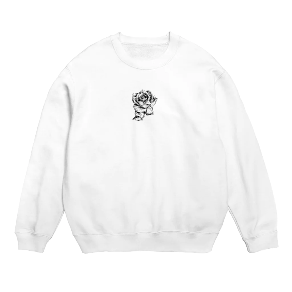 入り江わにアナログ＆生成店の薔薇 Crew Neck Sweatshirt