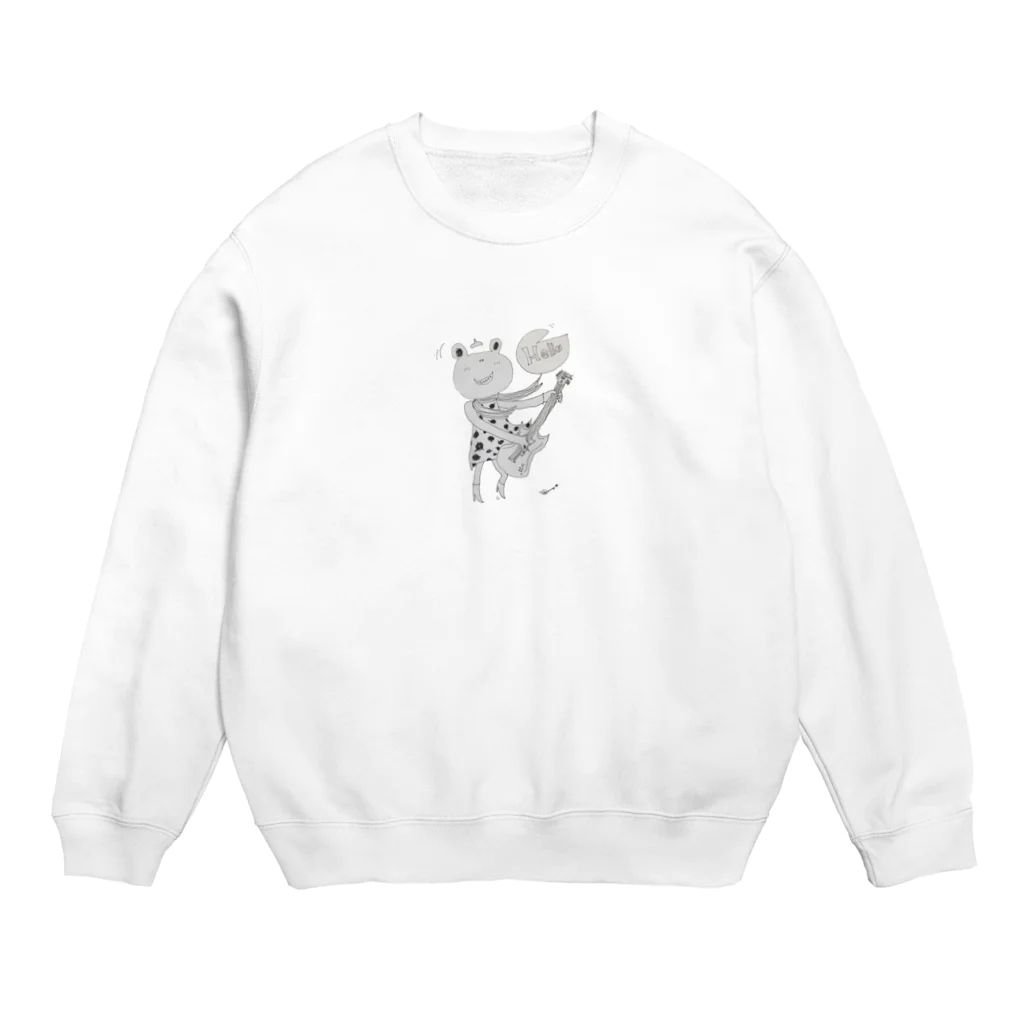 メガネプロの帽子のケロみー Crew Neck Sweatshirt