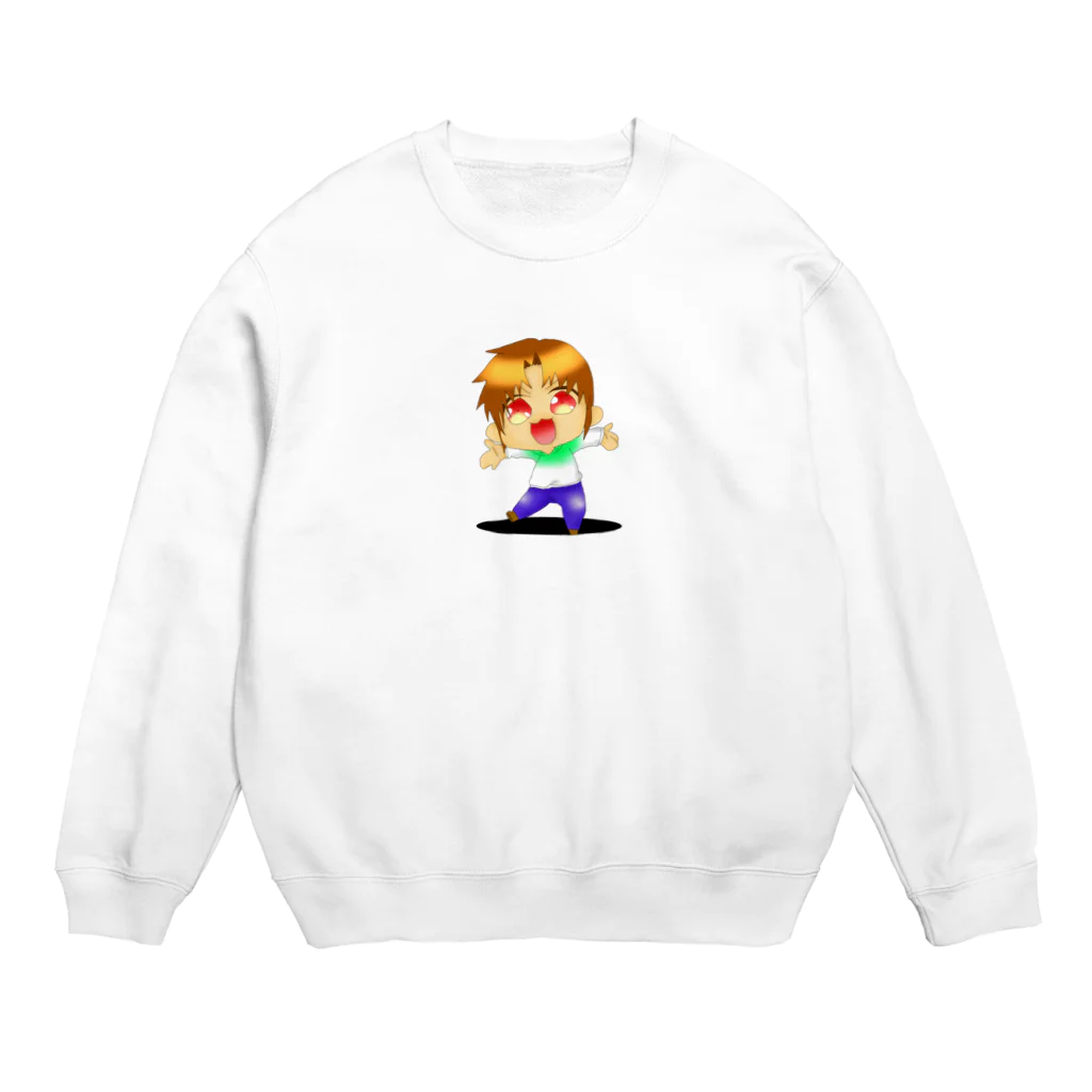 ケイチャンネル・K🐈のケイチャンネル公式グッズ　ちびケイシリーズ Crew Neck Sweatshirt