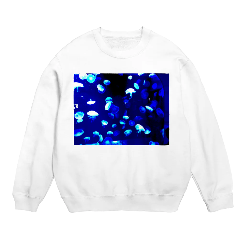 クソ雑魚陰キャパパの海月 Crew Neck Sweatshirt