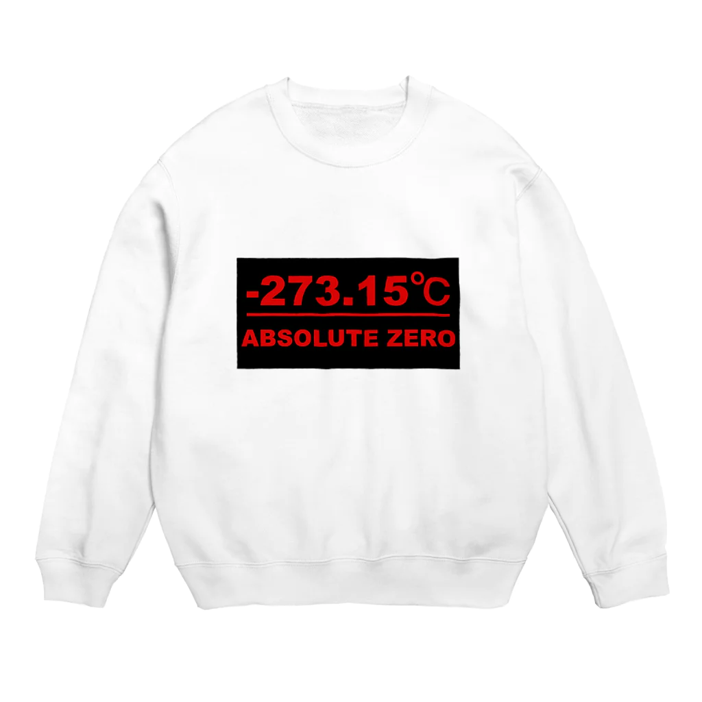 BLICK + BLACK の絶対零度（黒プレートタイプ） Crew Neck Sweatshirt