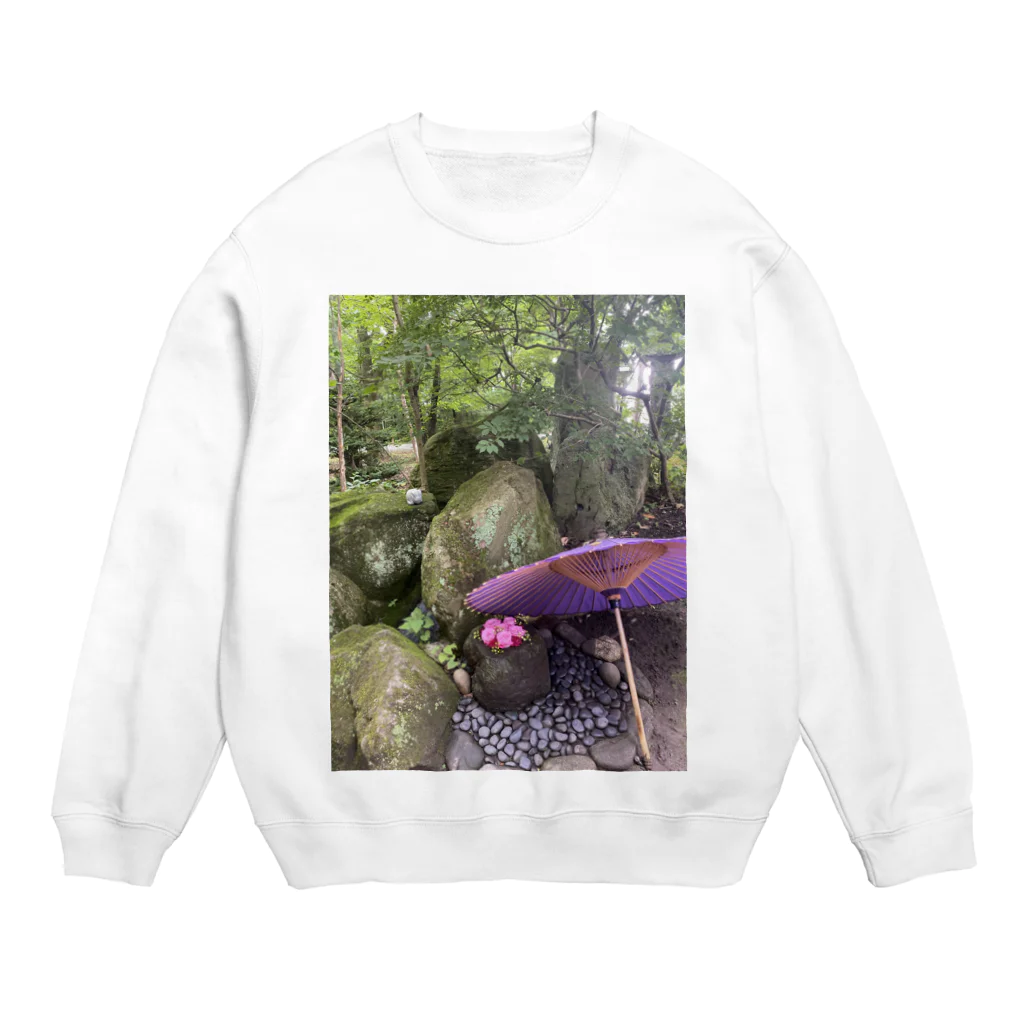 chan kumiの和風パワースポットshrine Crew Neck Sweatshirt