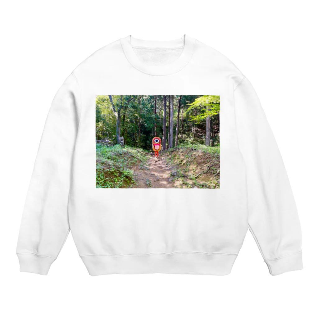 化けわらじ工房の森の化けわらじ Crew Neck Sweatshirt