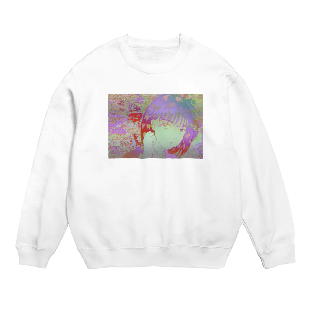 お茶の間デジタルKIDSの動静生活 Crew Neck Sweatshirt