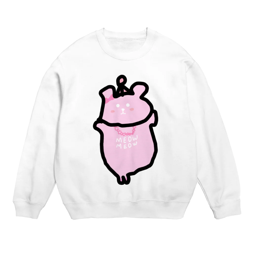 まつりのくまちゃんキラキラ Crew Neck Sweatshirt