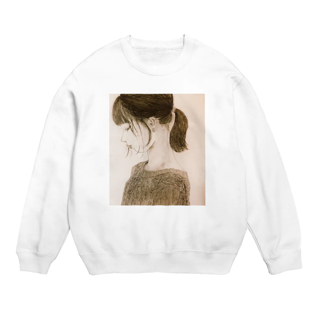 ふみの恋する乙女 Crew Neck Sweatshirt