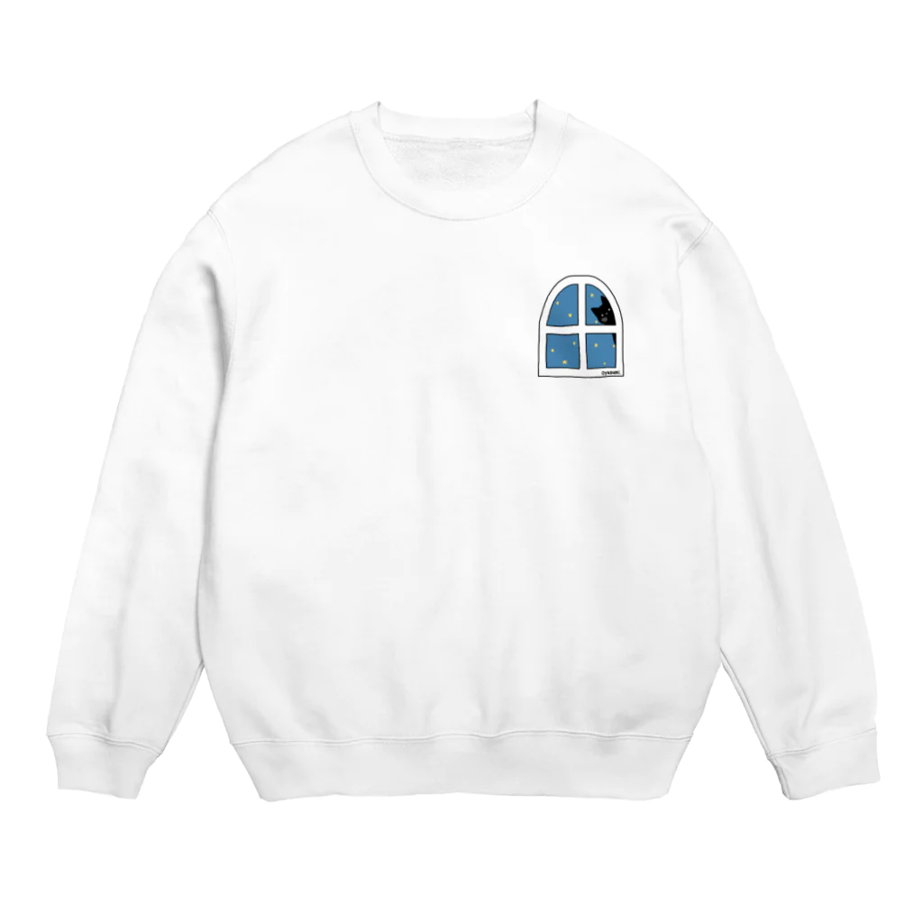 shiropurinのおやすみねこ Crew Neck Sweatshirt