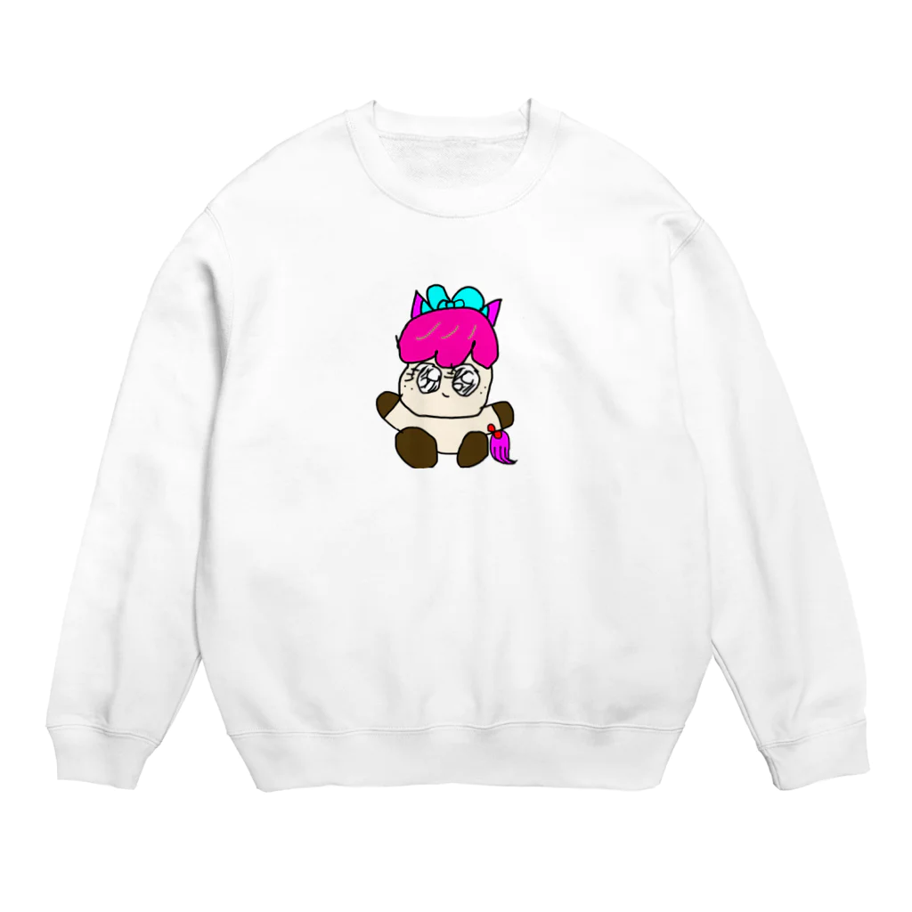 ʚ🦄ɞみつり🌈𝑆𝑂𝐷𝐴𝑆𝐻𝐼𓃗の馬の妖精 うまたん♡  Crew Neck Sweatshirt