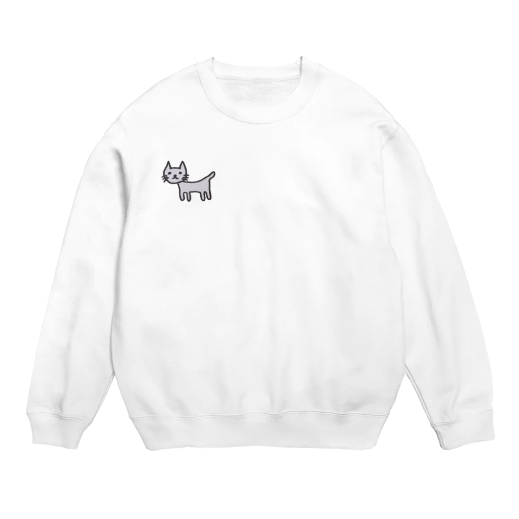 chasokoonの奇妙なねこ Crew Neck Sweatshirt