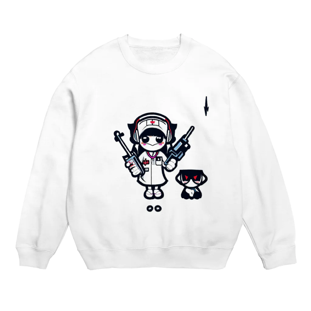 CuteCombatのCuteCombat_nurse(ナース)_ver.002 Crew Neck Sweatshirt