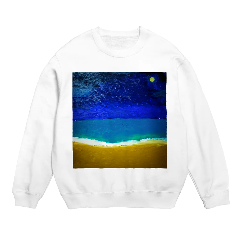 5Rocket-wifeの漁火 Crew Neck Sweatshirt