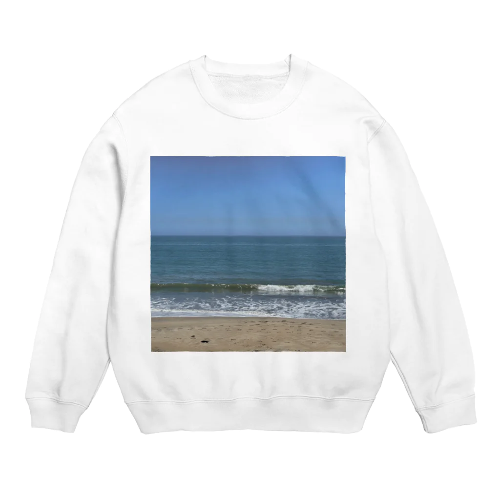 でおきしりぼ子の実験室の夏の日ー海バージョン Crew Neck Sweatshirt