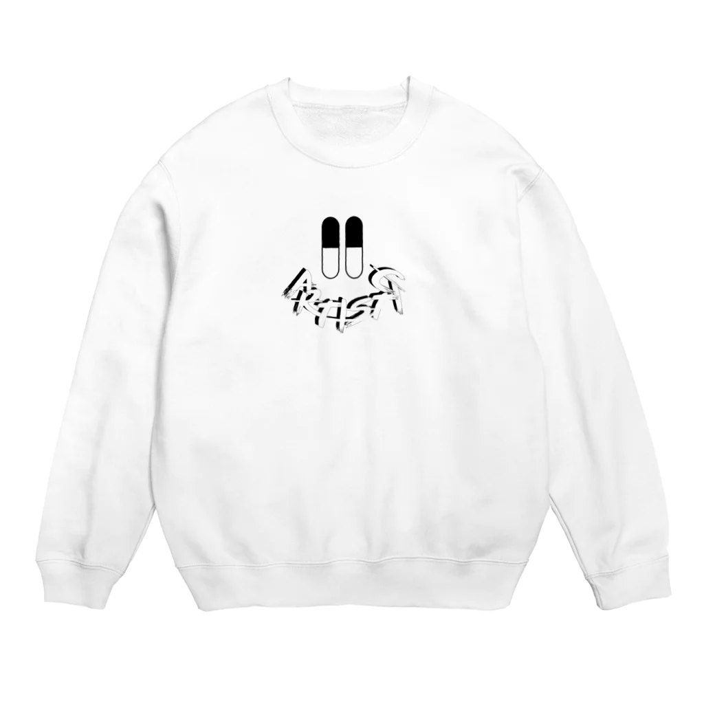 ARTISTICのsmile　ロゴ Crew Neck Sweatshirt