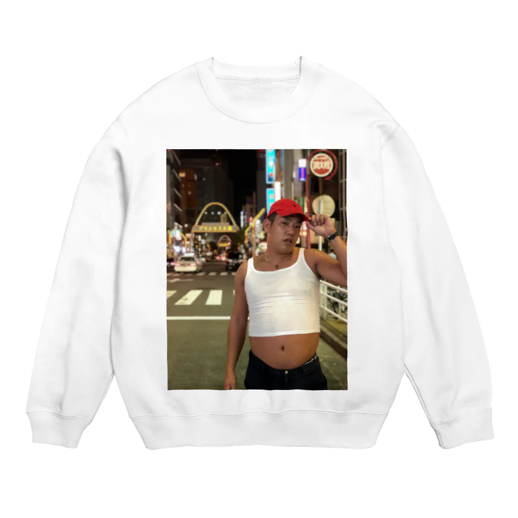 上村遊のぽちゃモデル2 Crew Neck Sweatshirt