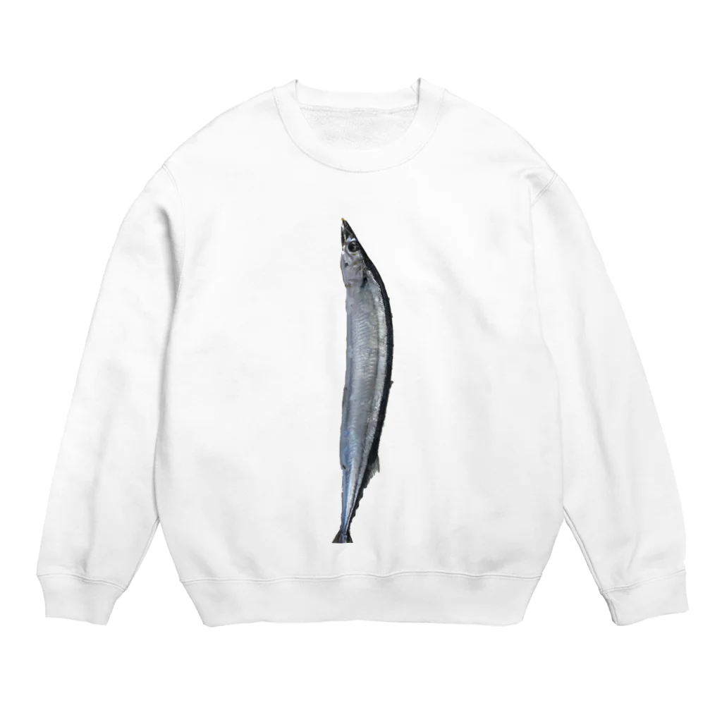 みかちゃんのへやのサンマ(秋刀魚) Crew Neck Sweatshirt