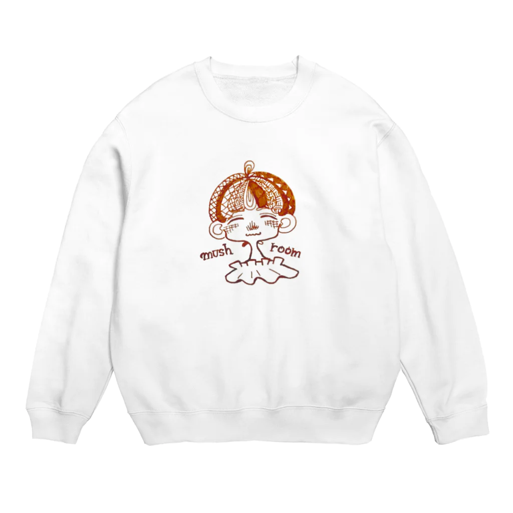 えむすんたけʚXLɞのまっしゅるーむくん Crew Neck Sweatshirt