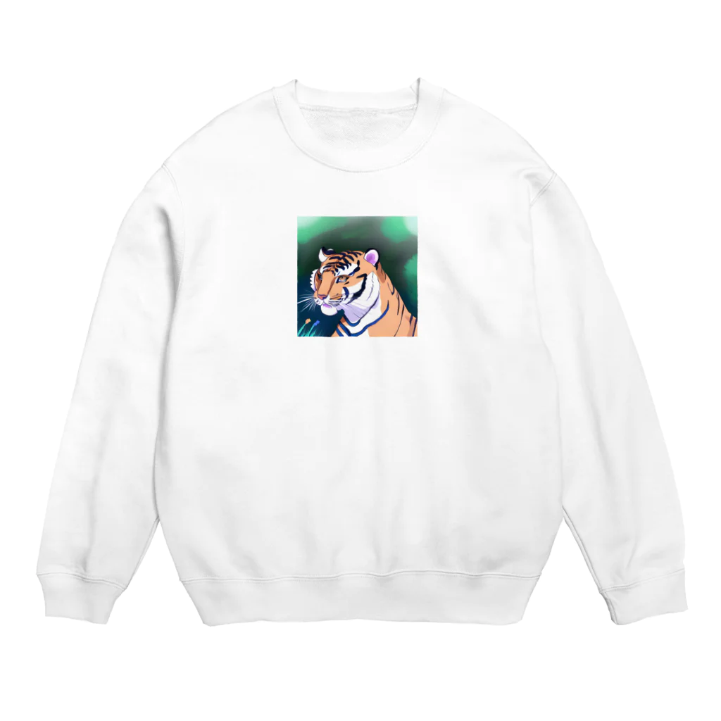 三好結衣のタイガーくん Crew Neck Sweatshirt