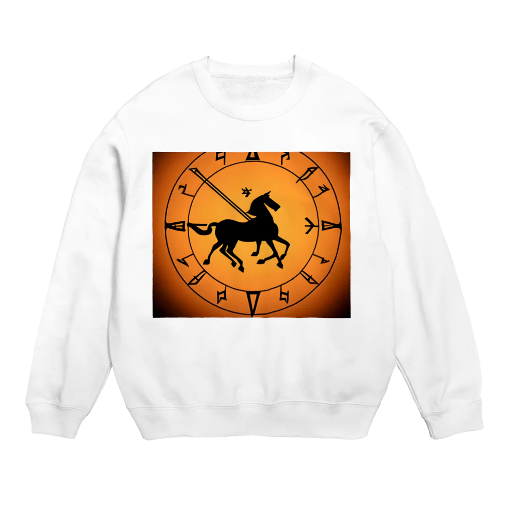 the blue seasonの射手座 Crew Neck Sweatshirt