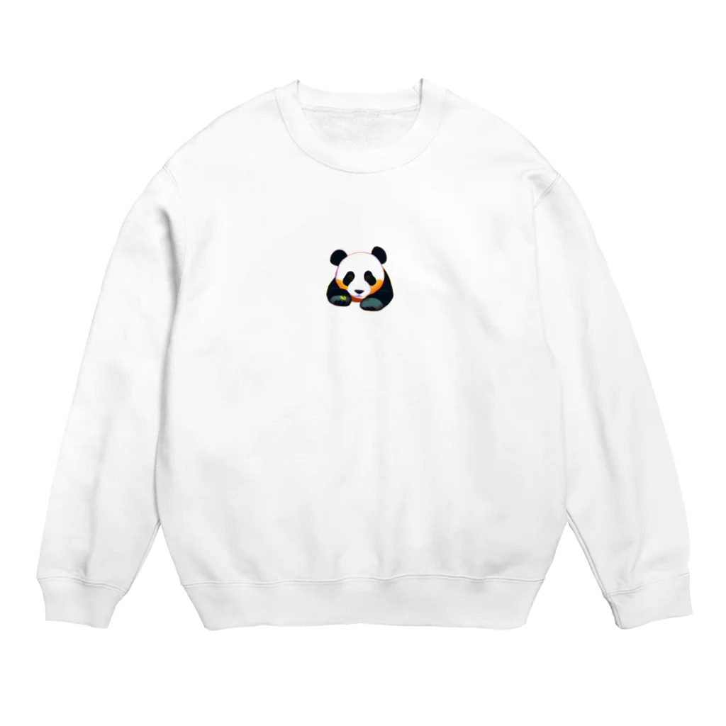 yuzuiro419のキュートパンダ Crew Neck Sweatshirt