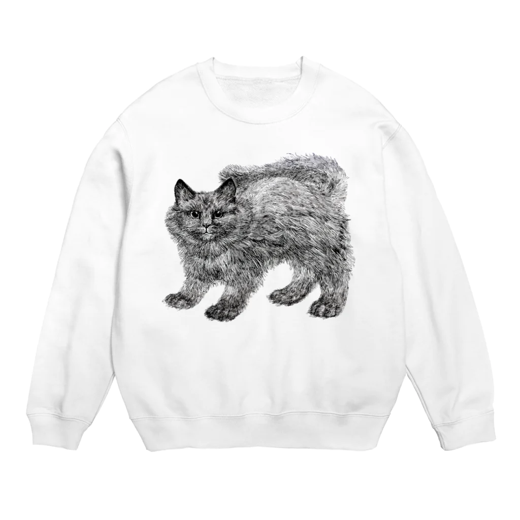 segasworksのふわふわの仔猫 Crew Neck Sweatshirt