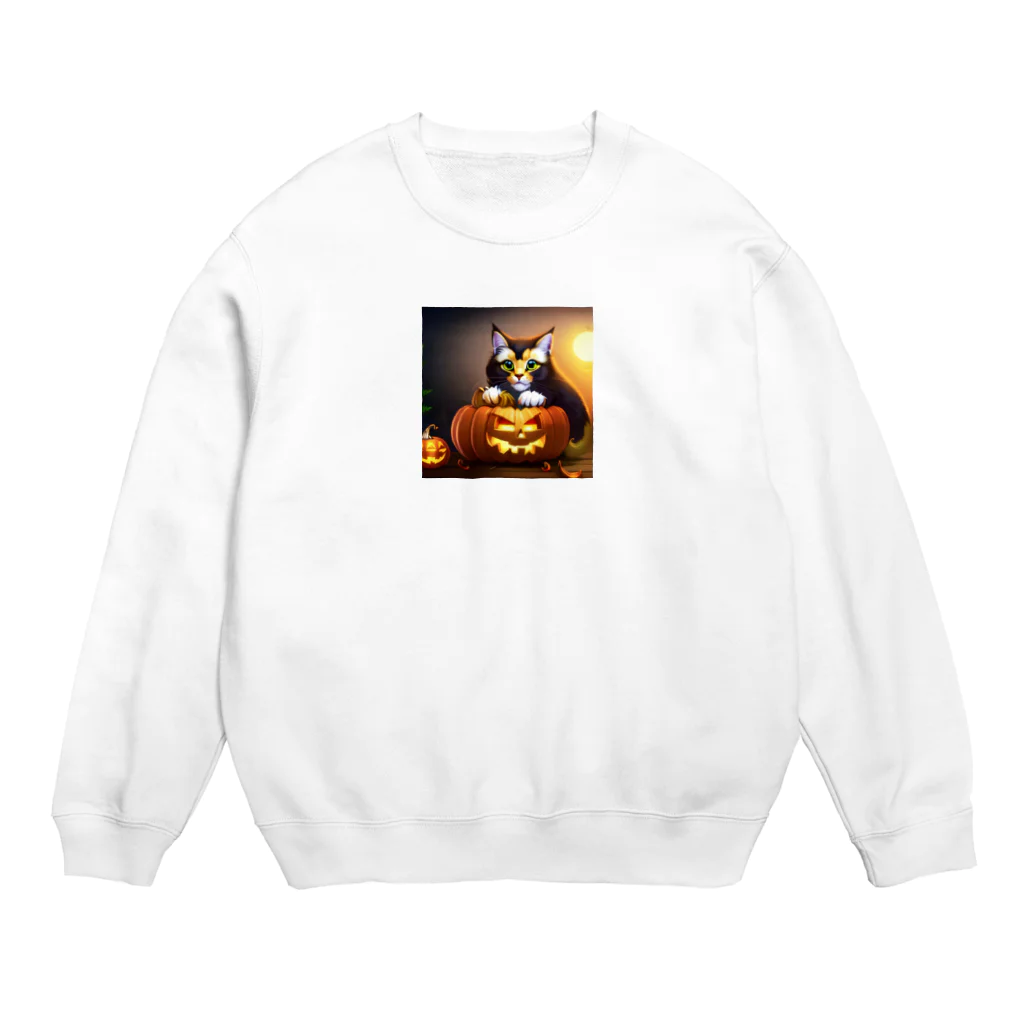 revelのハロにゃ　グッズ Crew Neck Sweatshirt