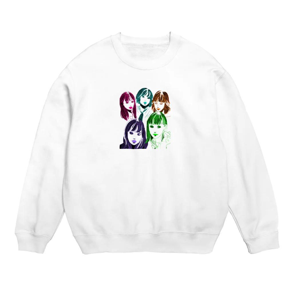 mayadayofufufuのネオンスイメンカ Crew Neck Sweatshirt