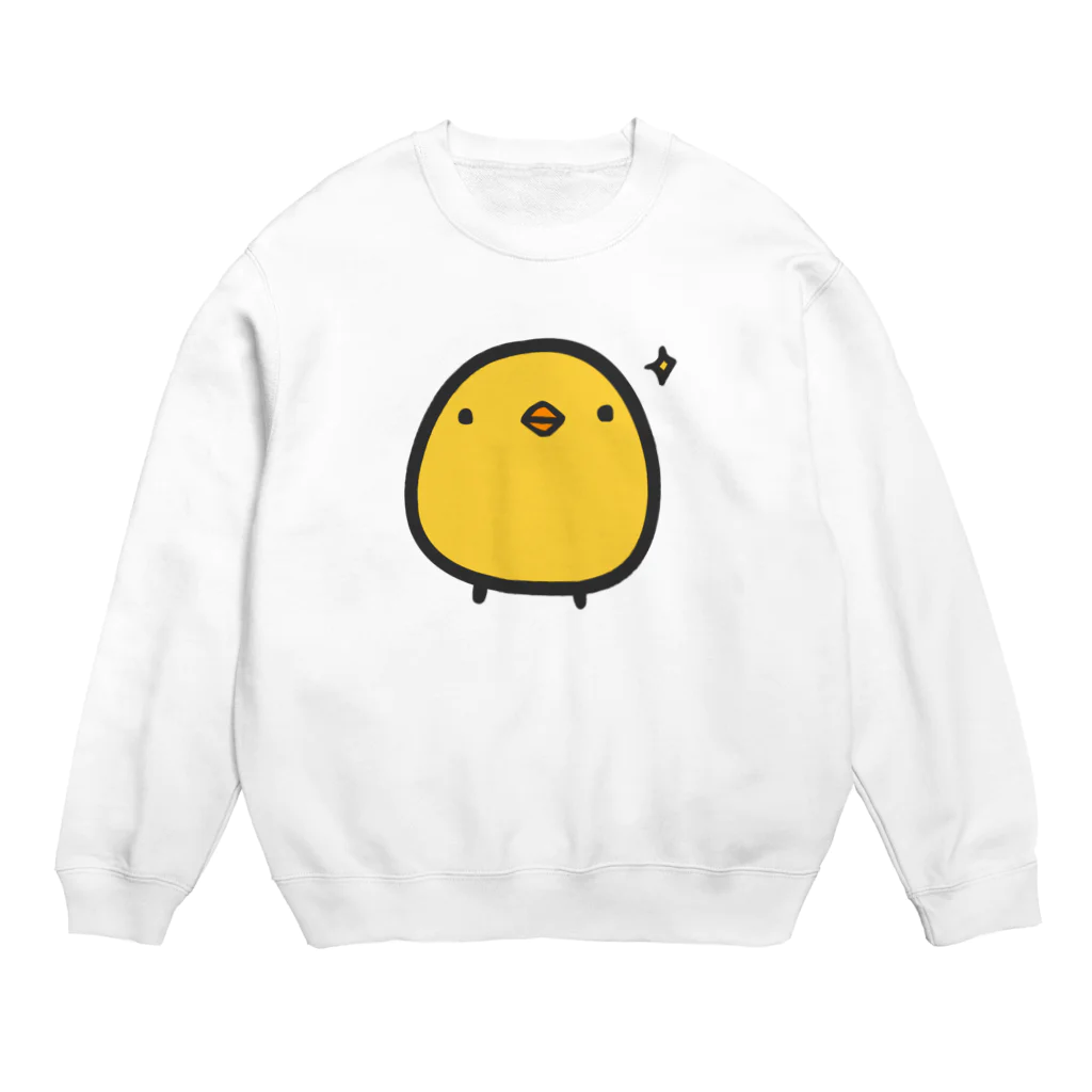 ひよこのもり工房のどや顔ひよこさん Crew Neck Sweatshirt