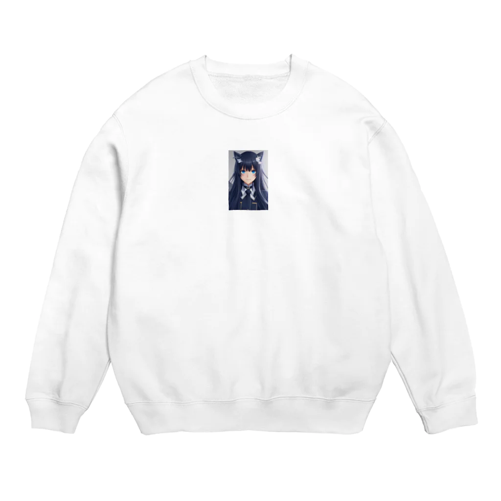 YuzuKiのはにかみ  Crew Neck Sweatshirt