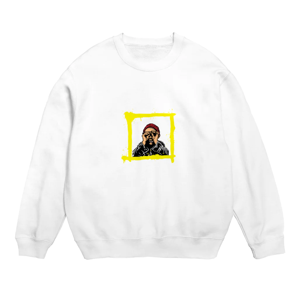 UNICORNのユニークな人の絵 Crew Neck Sweatshirt