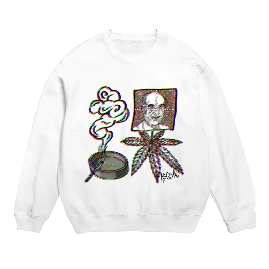 放課後チルタイム公式グッズ(β版)の放課後チルタイム 「課」ロゴ Crew Neck Sweatshirt