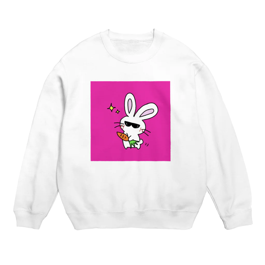 こいうさしょっぷの悪コイウサスエット Crew Neck Sweatshirt