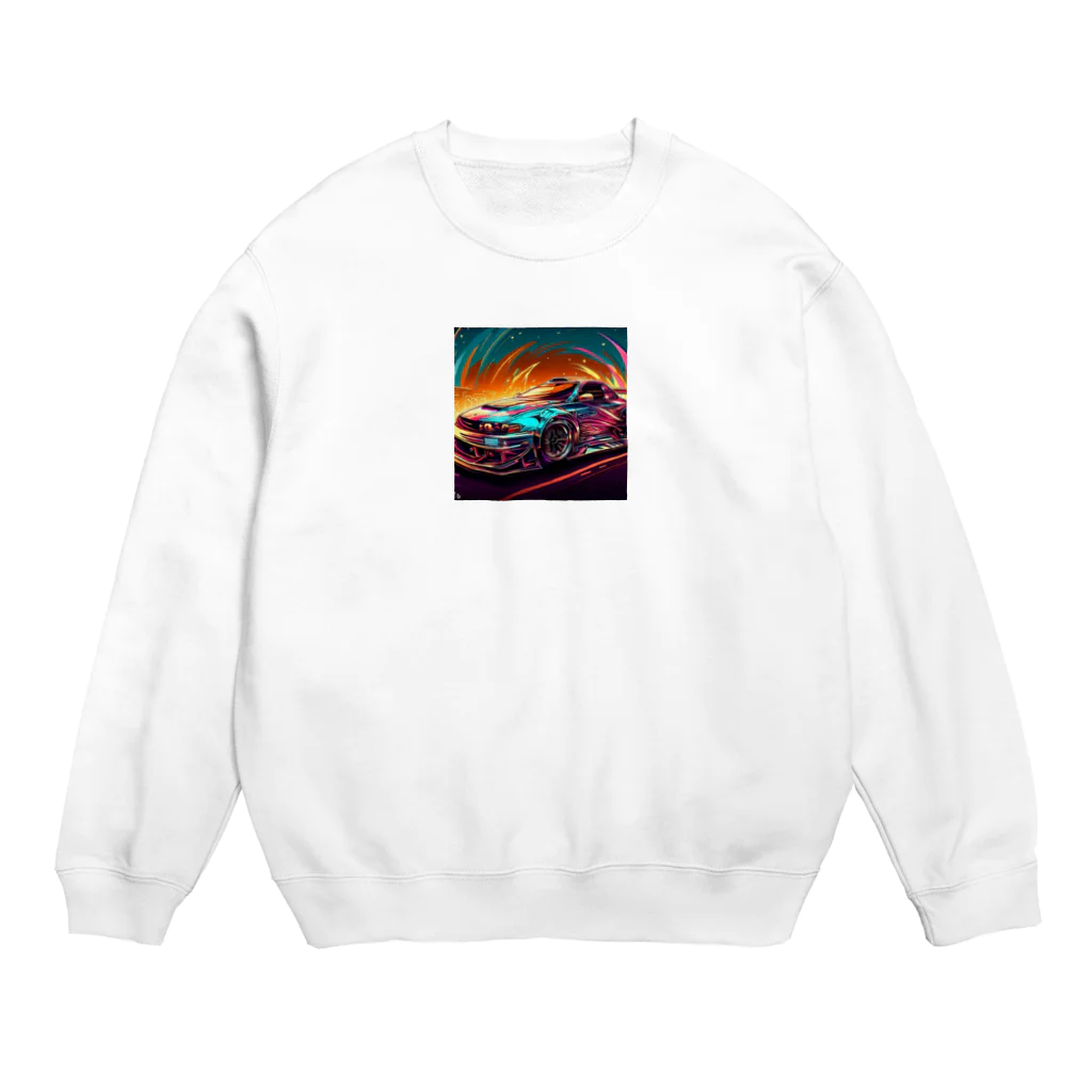 hiraisiwaのシルビアイラスト Crew Neck Sweatshirt