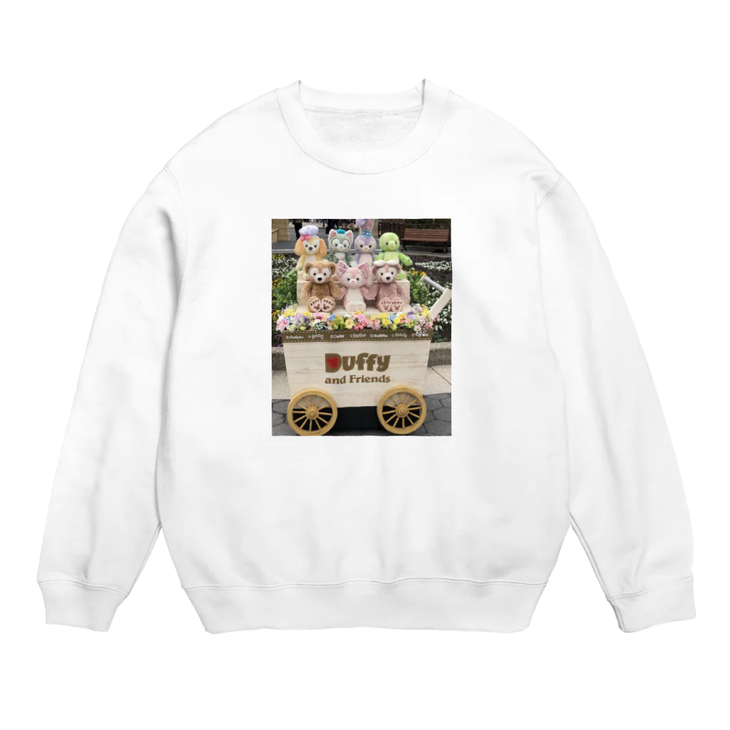 ともきちStoreのダッフィフレンズ Crew Neck Sweatshirt