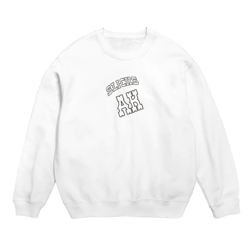 ☆KEI★ KJ a.k.a MASTERのポーカープレーヤー御用達SLICKS AK！ Crew Neck Sweatshirt