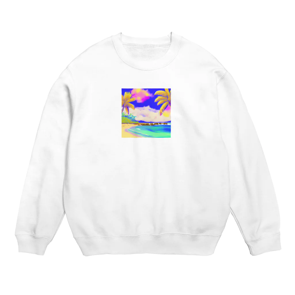 のぞかれ隊の南国グラフィック Crew Neck Sweatshirt