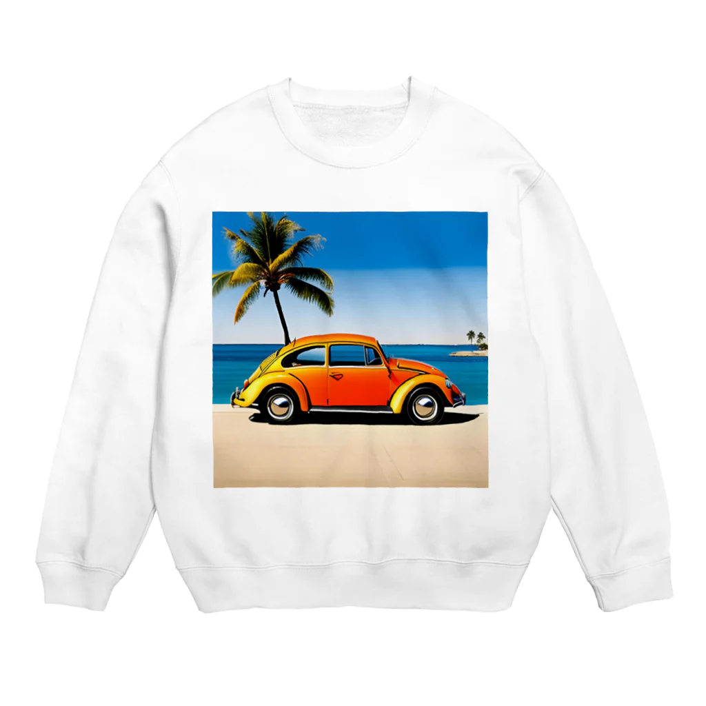 転倒無視のボサノヴァビーチ Crew Neck Sweatshirt