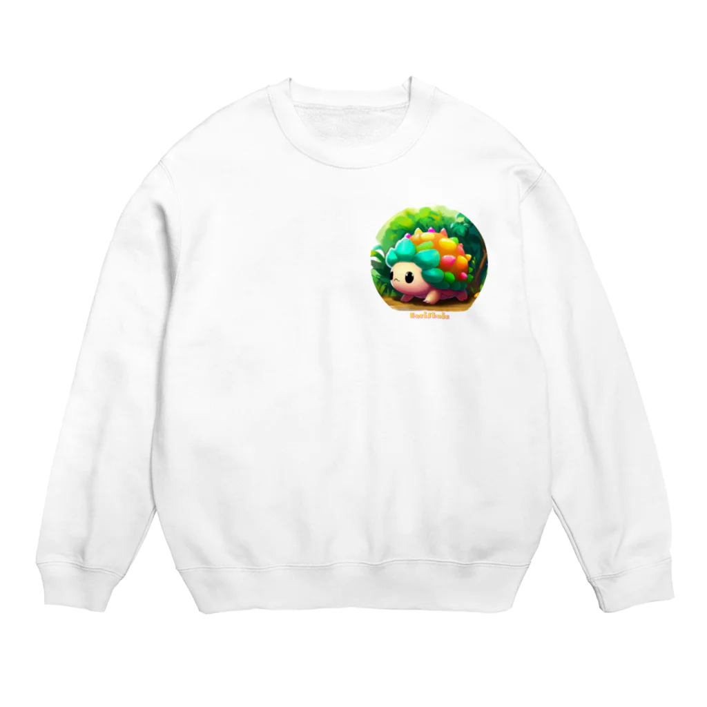 HariShainのHariShain - ハリネズミとカメのハイブリッド Crew Neck Sweatshirt