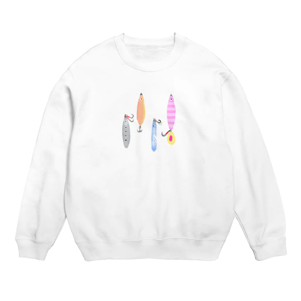 たけしま家のほのぼのメタルジグ Crew Neck Sweatshirt