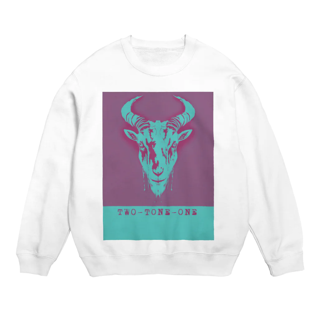 セト神配達員＠漫画のTWO-TONE-ONE Crew Neck Sweatshirt