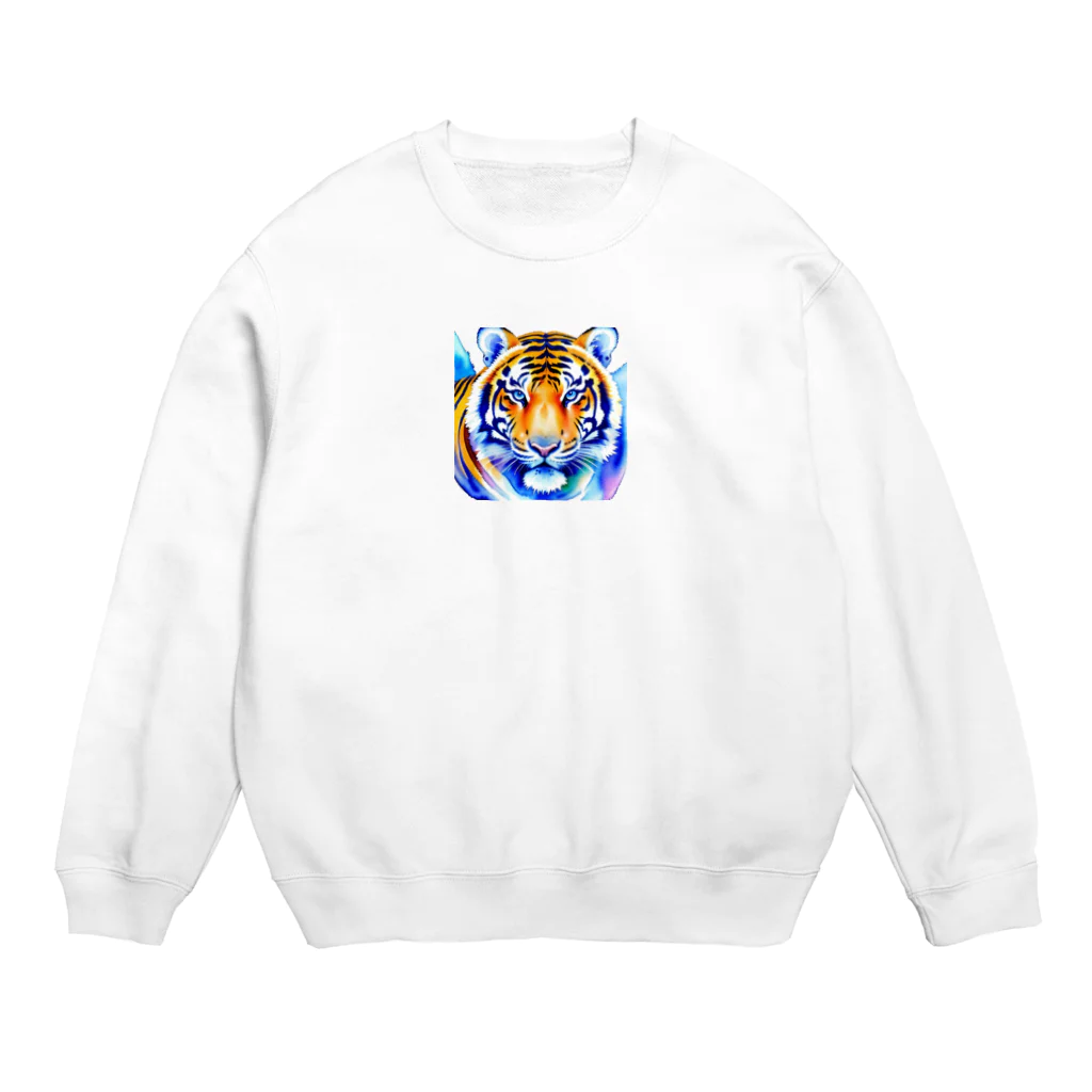 ZUKASAMAのワイルドな虎🐯 Crew Neck Sweatshirt