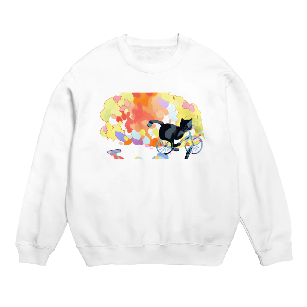 じゆうふぁくとりーの自由気まま Crew Neck Sweatshirt